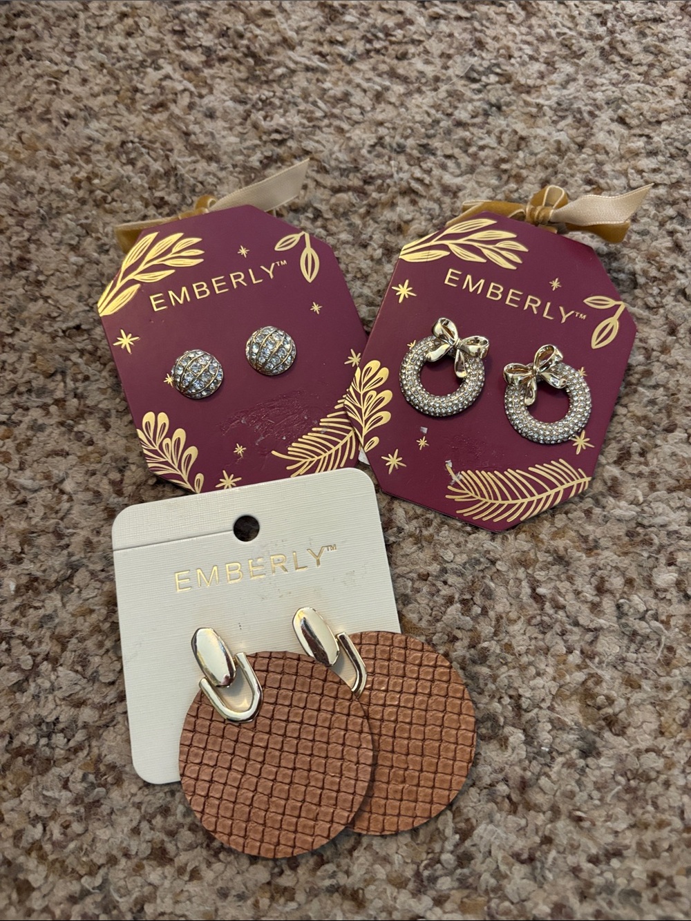 Emberly Earring Lot. NWT